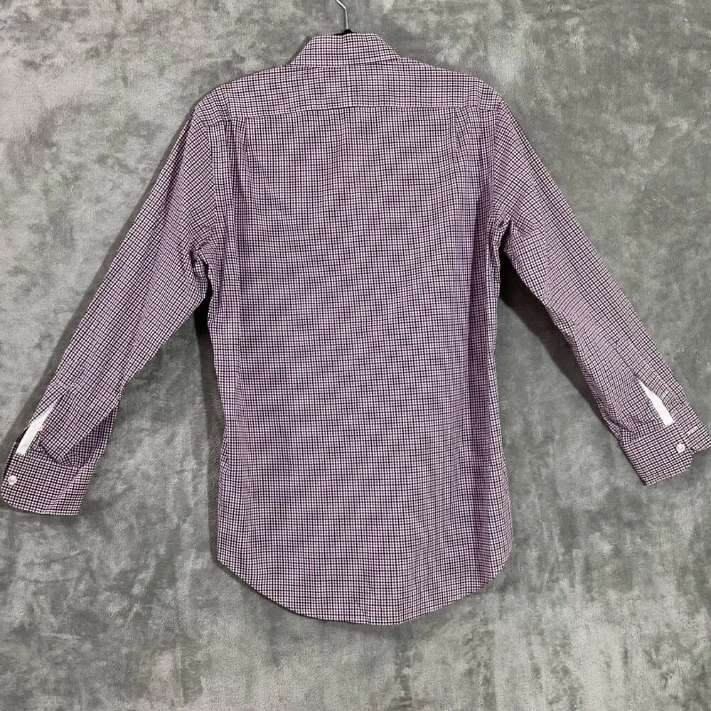 Thomas Mason for J.Crew Ludlow Men’s Dress Shirt micro Check Size S Small